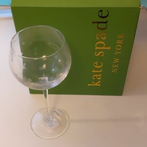 Set of 4 Kate Spade Balloon Glasses Larabee Dot